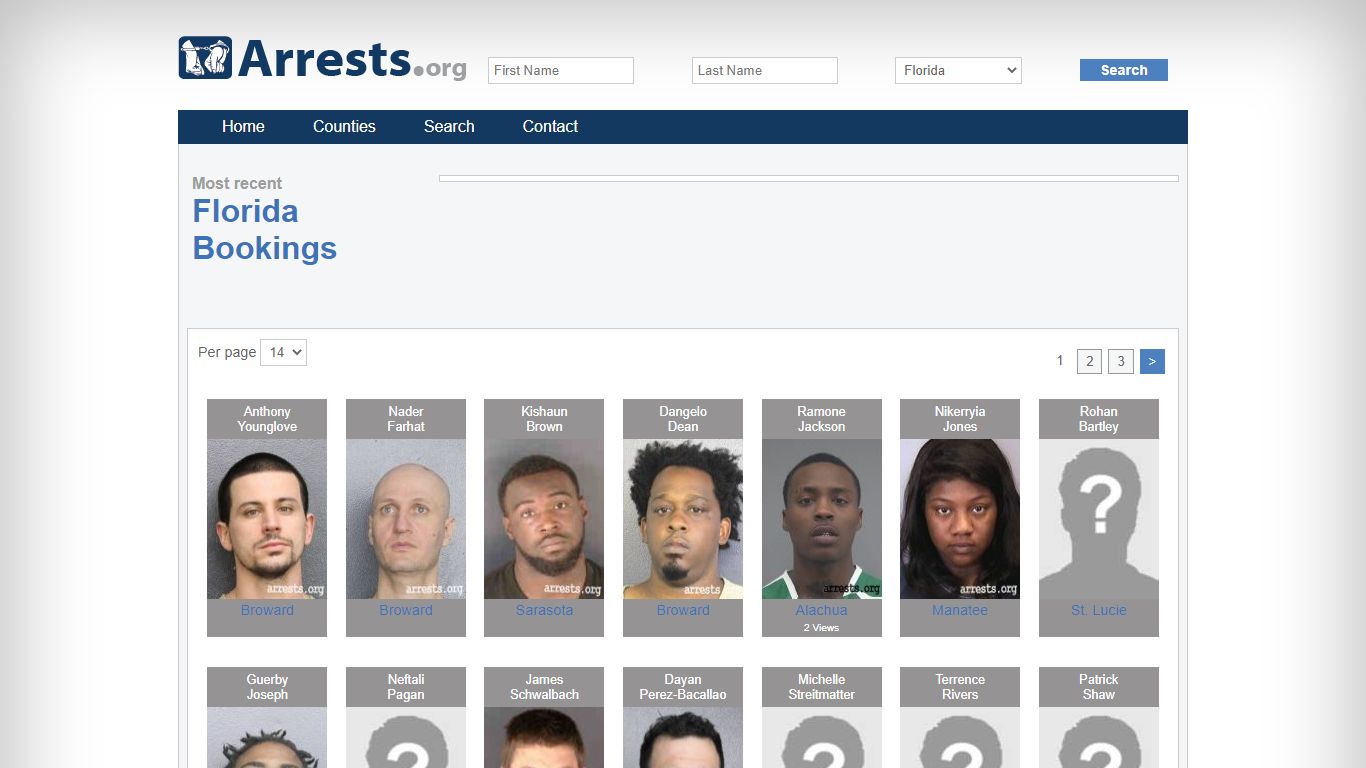 Search Florida Florida Jail Arrest Records